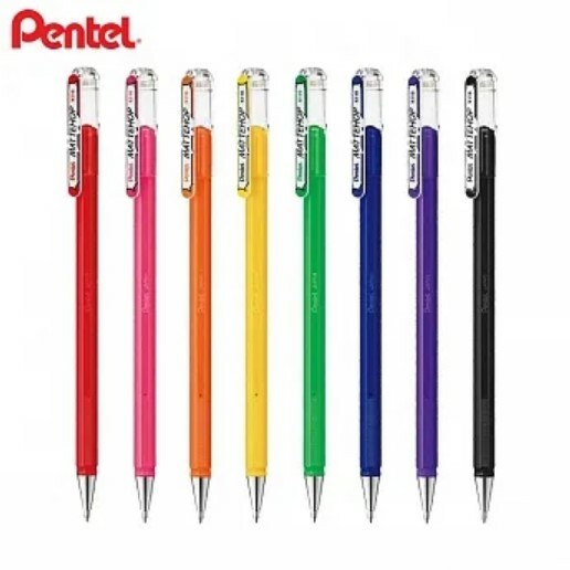 繽紛高彩 細字 牛奶筆｜Pentel 日本