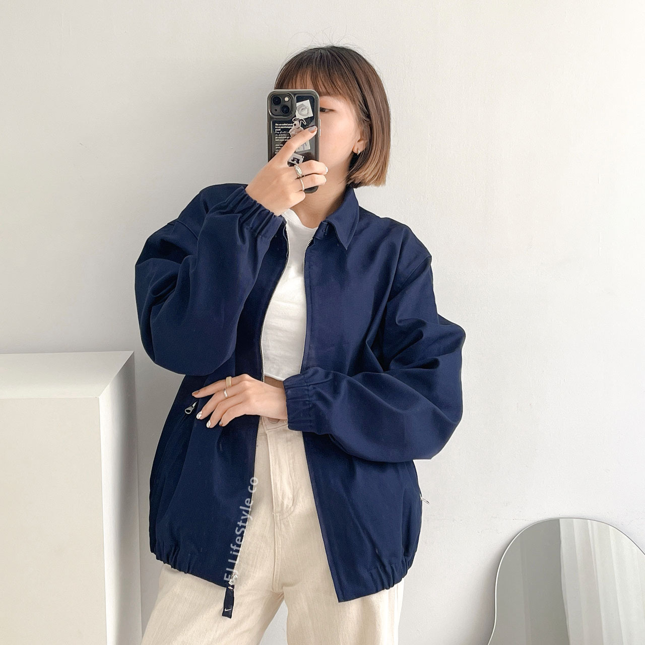 NIKE SB LOGO 刺繡 外套 夾克 工裝 午夜藍 藍 深藍 挺版 男生 FQ0407-410  / 現貨✨