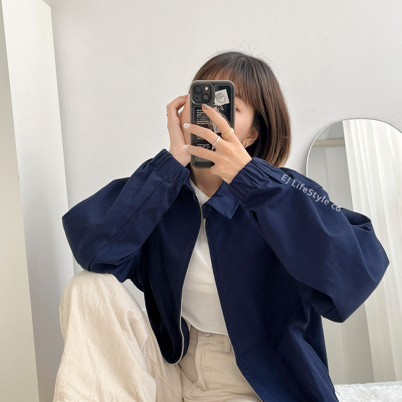 NIKE SB LOGO 刺繡 外套 夾克 工裝 午夜藍 藍 深藍 挺版 男生 FQ0407-410  / 現貨✨