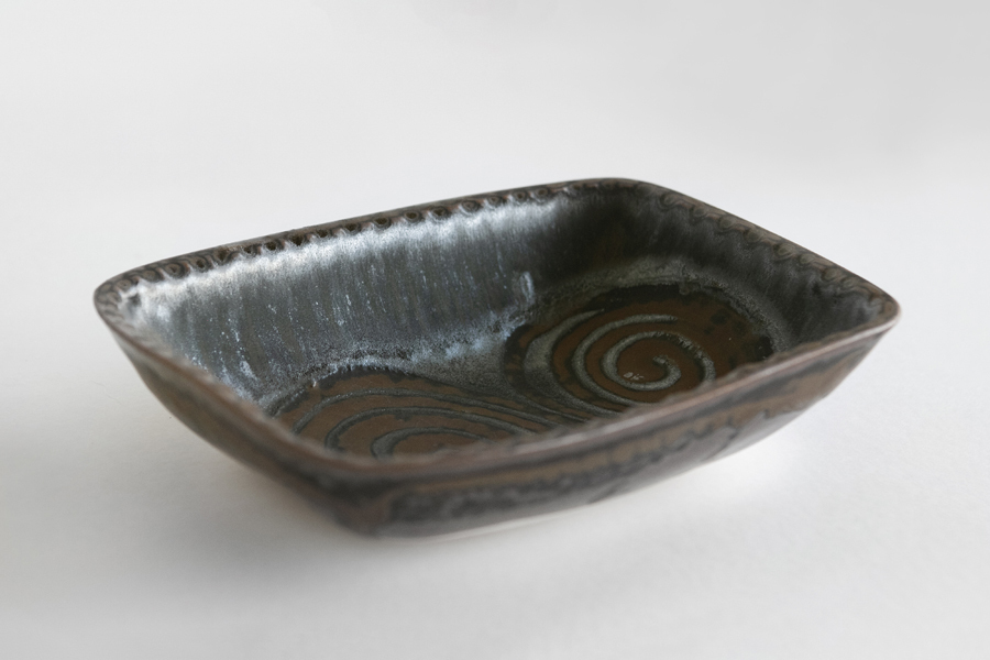 十場天伸-耐熱長皿（深）/ 小