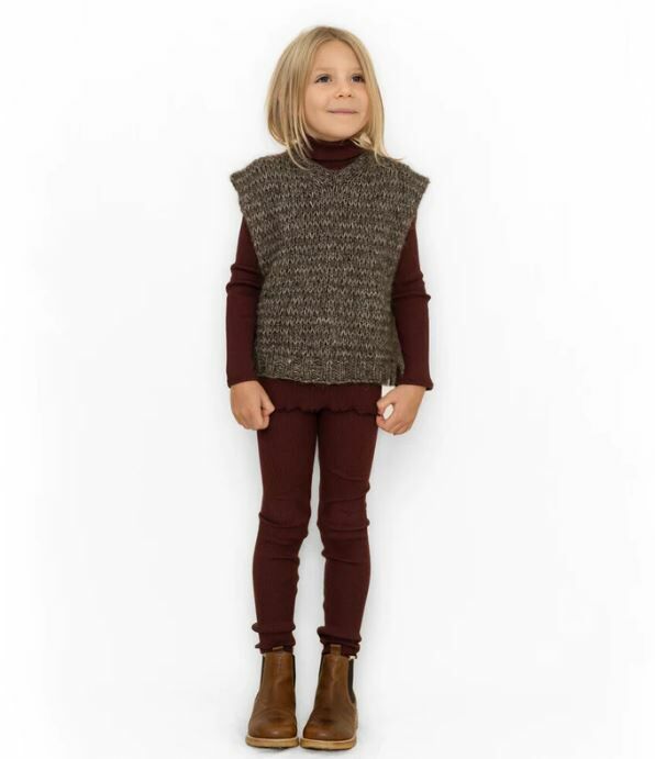 MINIMALISMA 絲綢羅紋長褲 Bieber -Ruby Red寶石紅