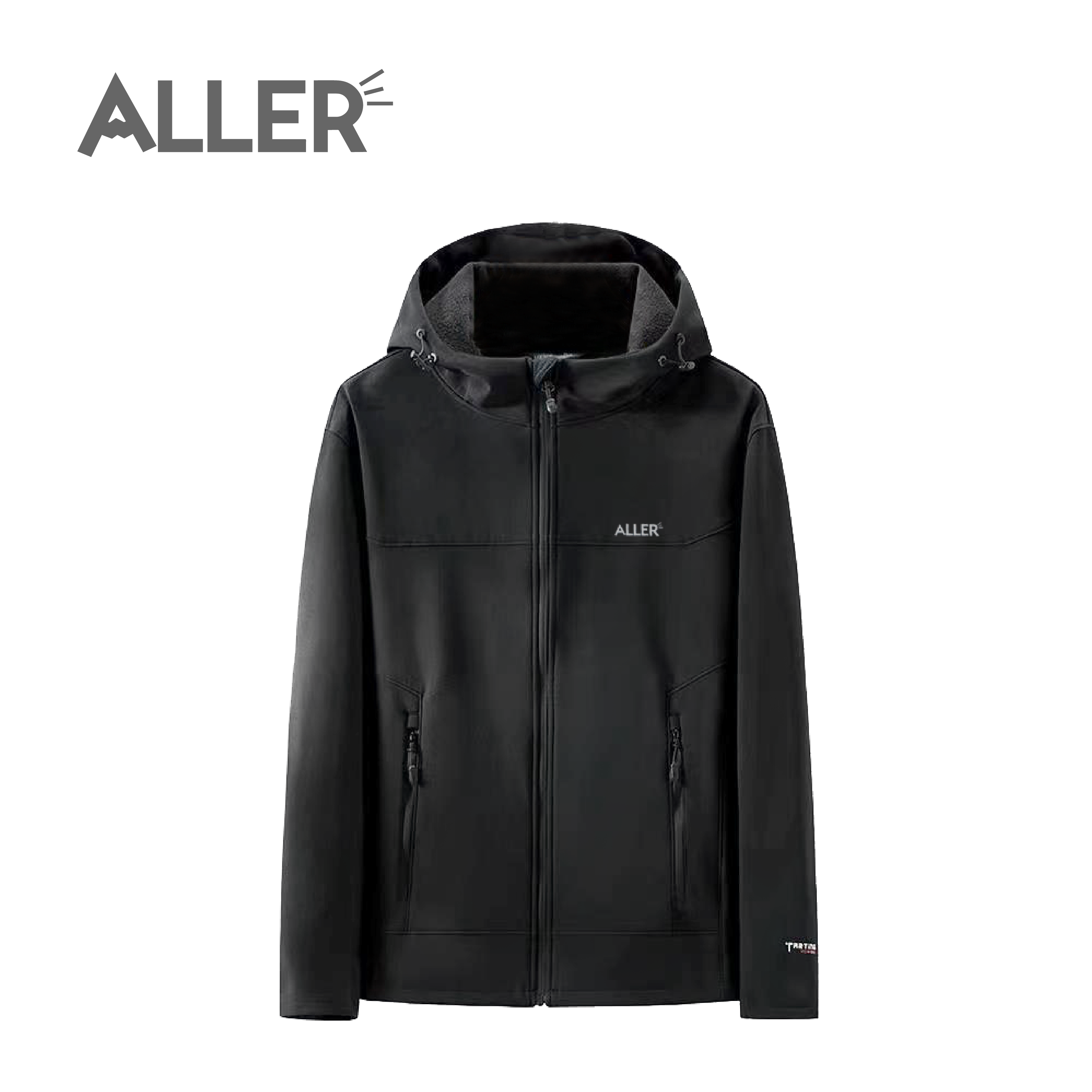 ALLER 全方位刷毛軟殼連帽外套 男款 (3色) 防潑透氣/防風保暖/登山健行/休閒旅遊 04CKN21E99