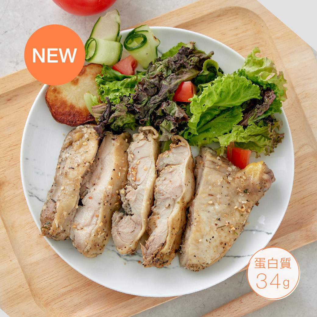 經典香蒜嫩烤雞腿排
