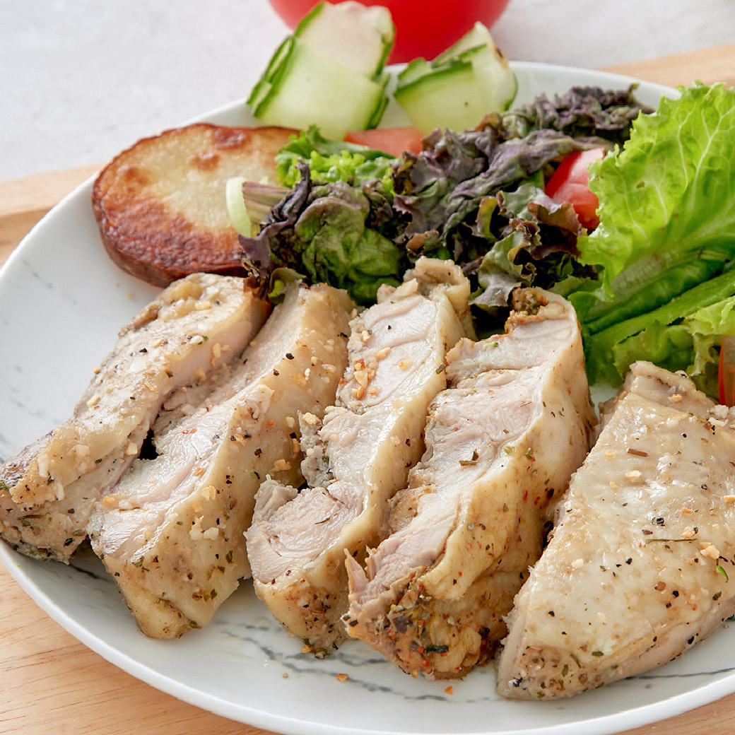 經典香蒜嫩烤雞腿排