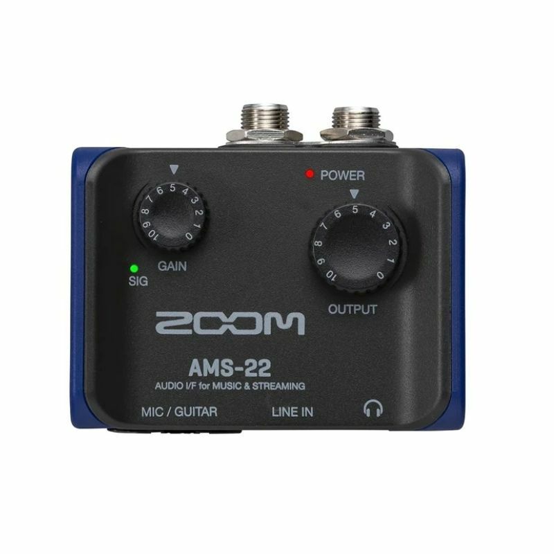 Zoom AMS-22 Audio Interface for Music and Streaming