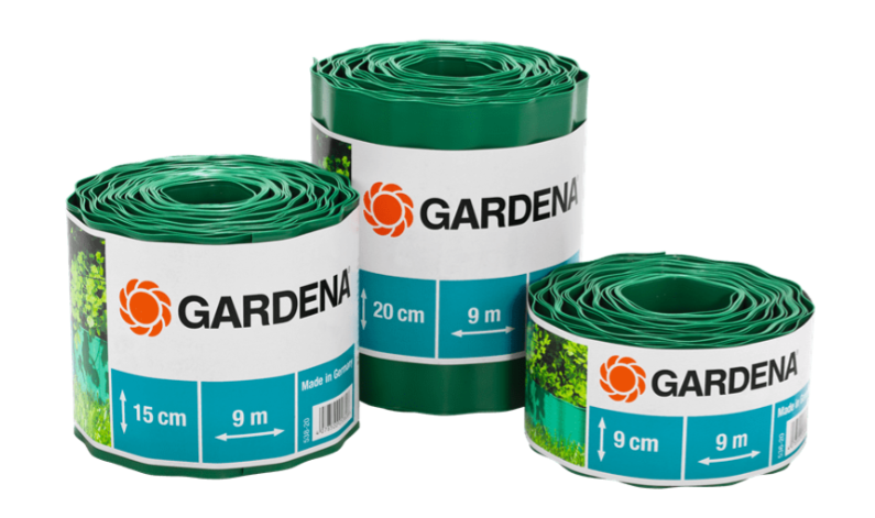 "GARDENA" 德國長9m/高15cm草坪邊緣圍邊-[538]