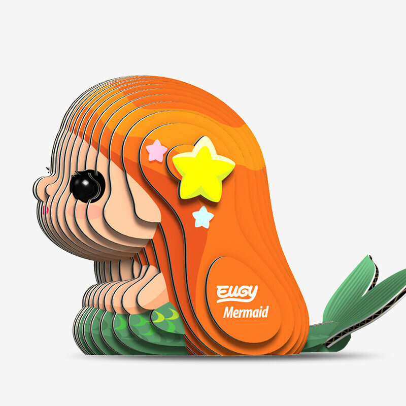 EUGY 3D Cardboard Kit Set Model - 050 Mermaid