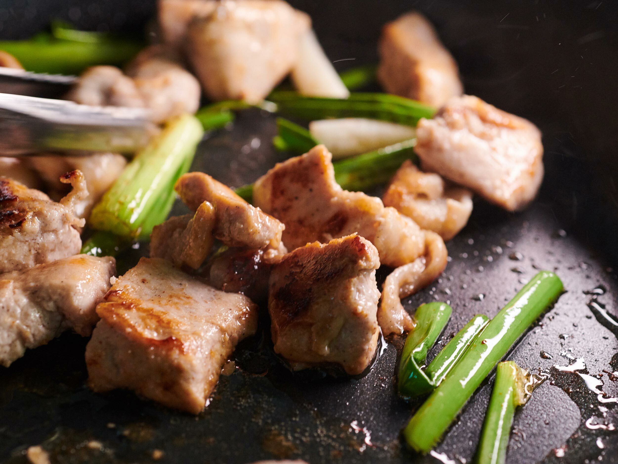 7.再與雞肉一起翻炒