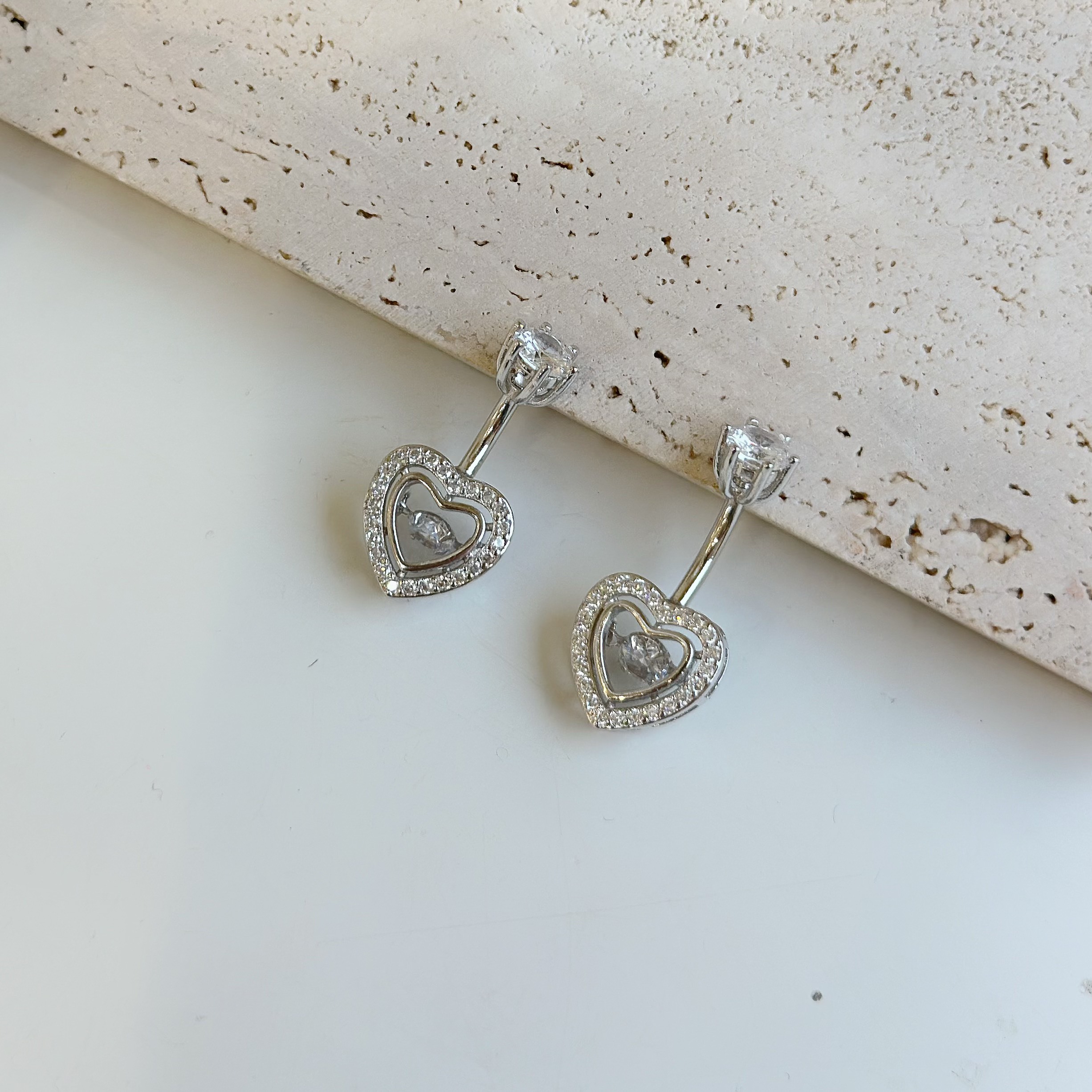 【純銀】愛心靈動款