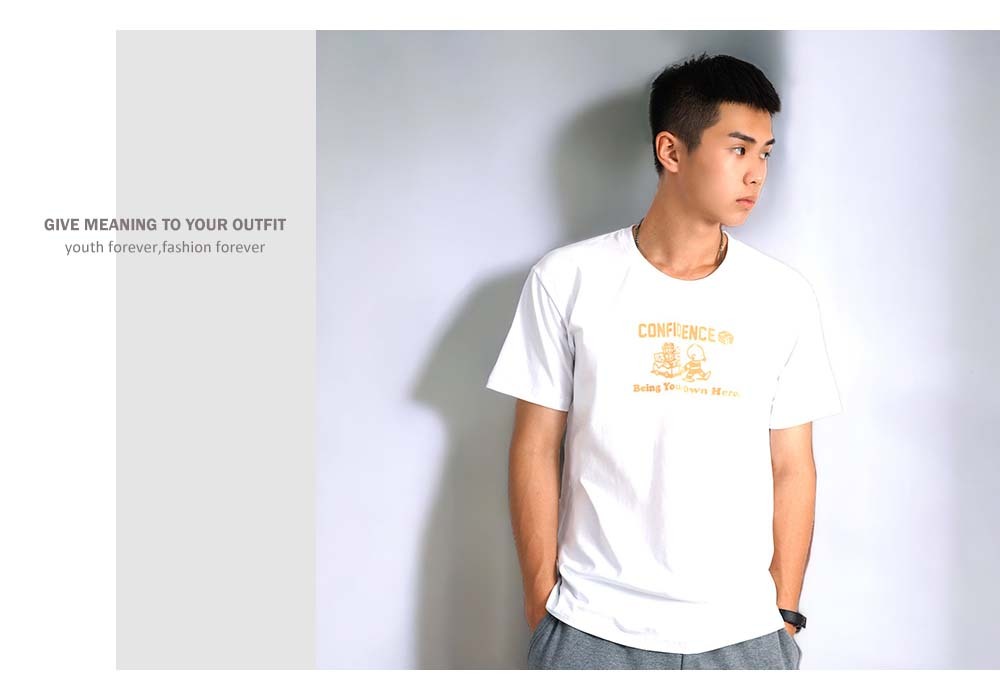 RETOP 萊卡系列 頑童歷險記涼感萊卡圓領T 白