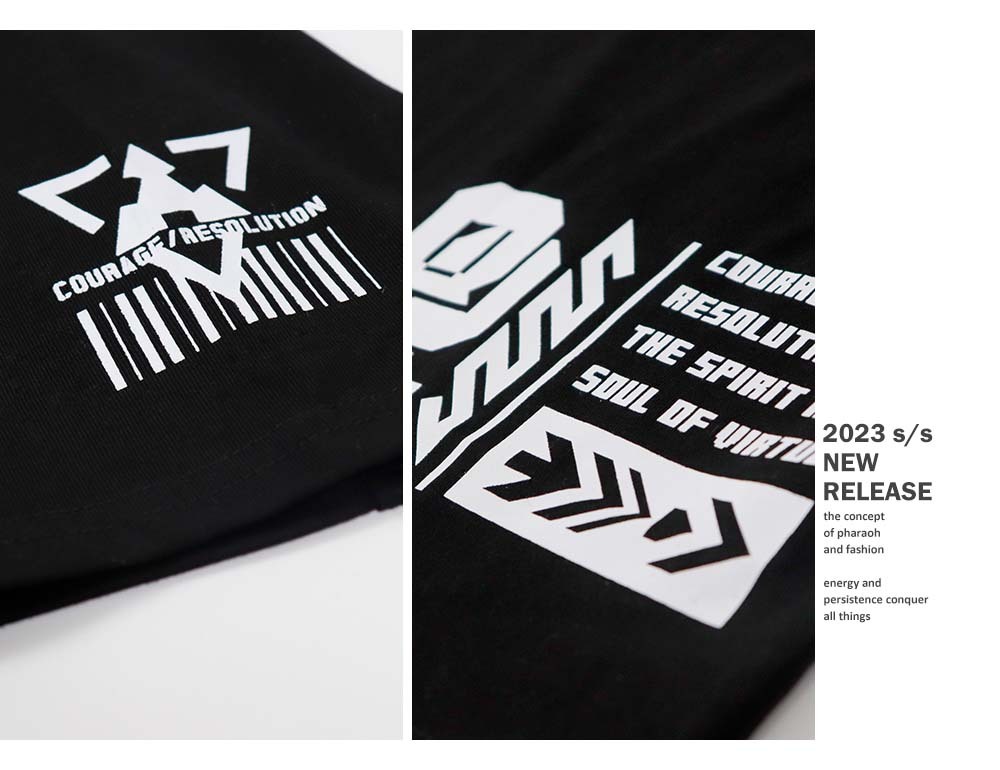 RETOP 賽博龐克 數碼未來寬版圓領T 黑