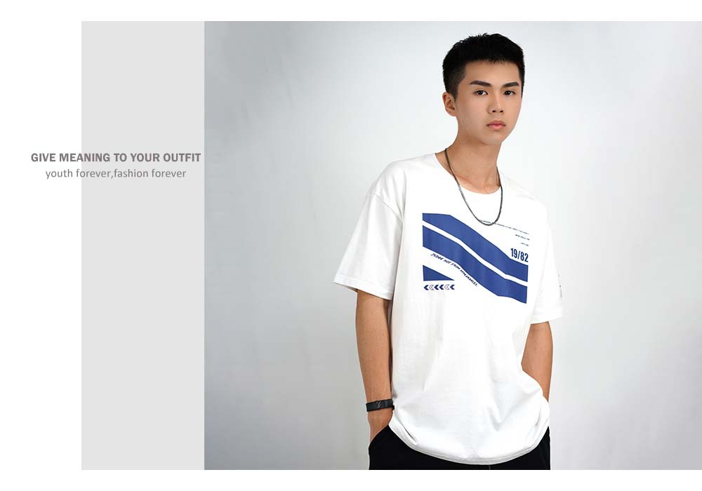 RETOP 賽博龐克 數碼未來寬版圓領T 白