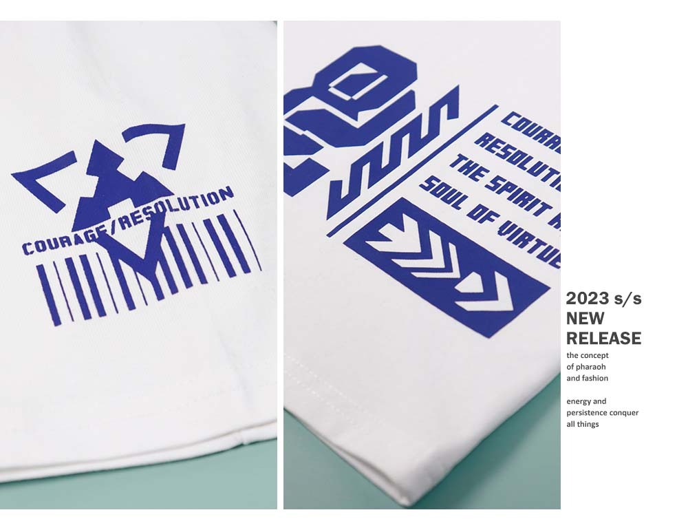 RETOP 賽博龐克 數碼未來寬版圓領T 白