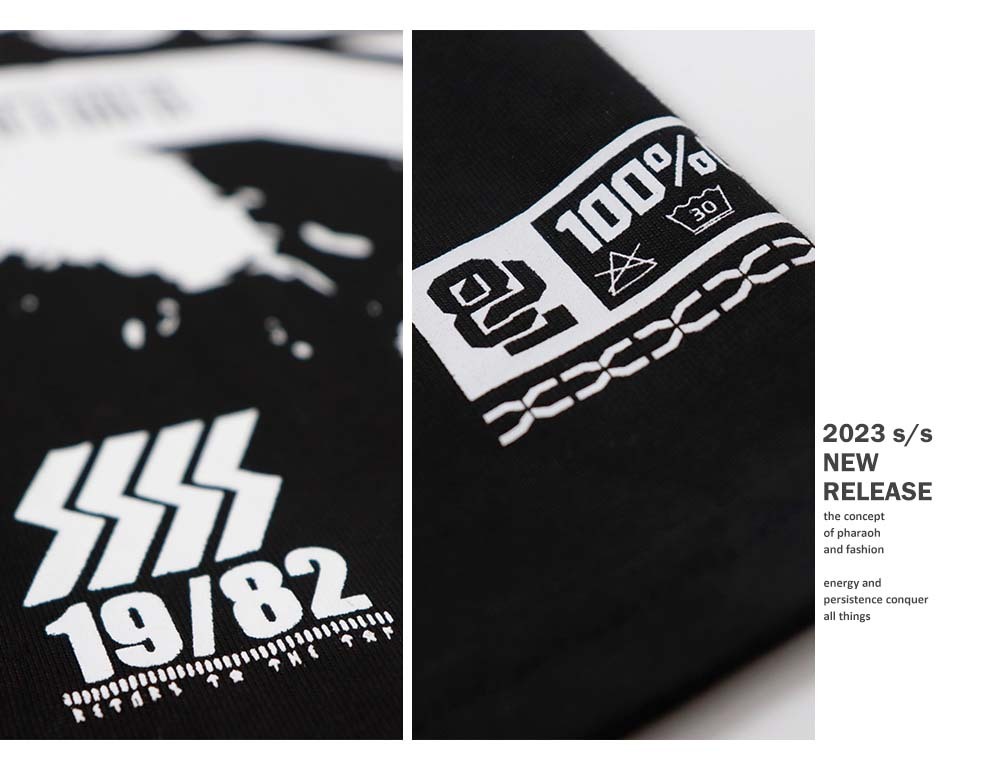 RETOP 賽博龐克 榮耀戰役寬版圓領T 黑