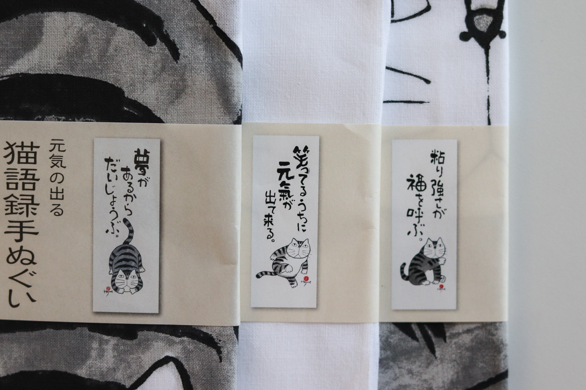 日本 岡本肇 貓語錄 手拭巾