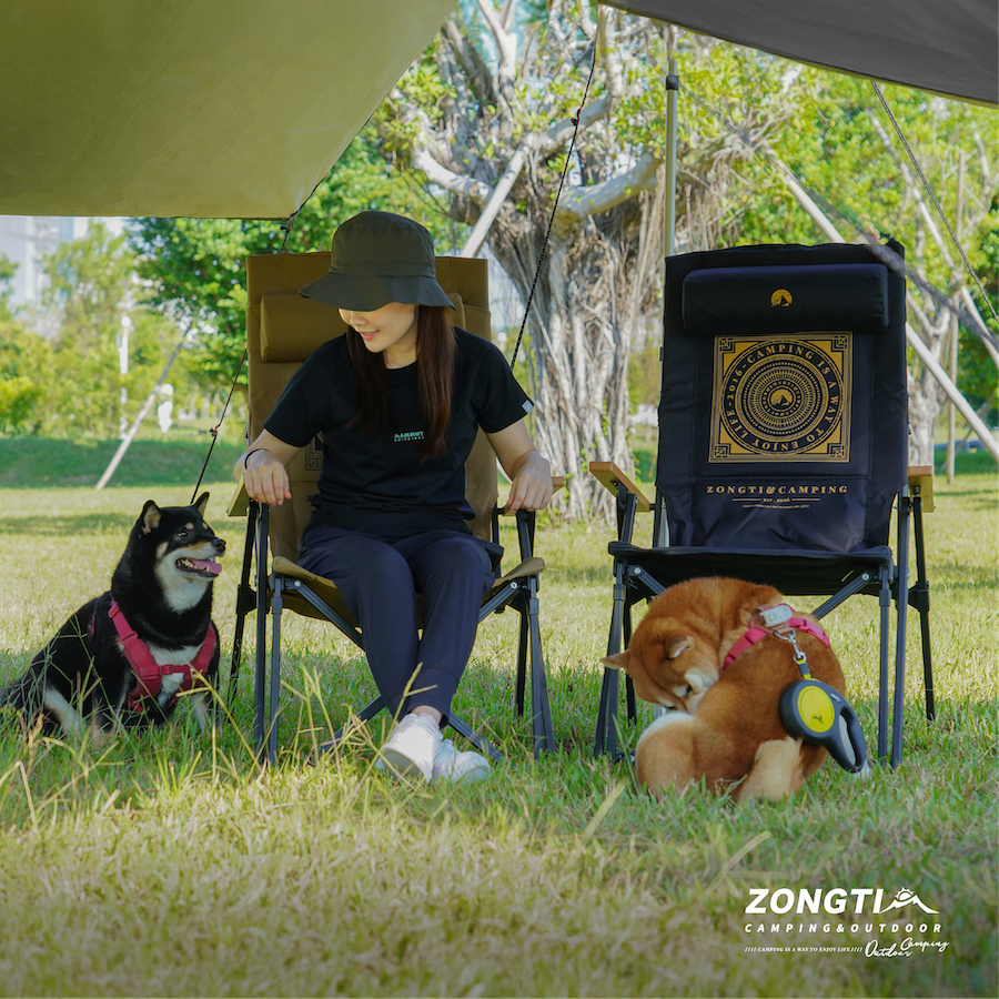 【ZONGTI】 享樂露營椅｜四段可調 專利收納設計 ZTELC90