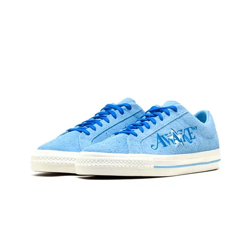 CONVERSE X AWAKE ONE STAR PRO 限量聯名款 低筒 水藍 男女段 A07642C [台灣現貨]