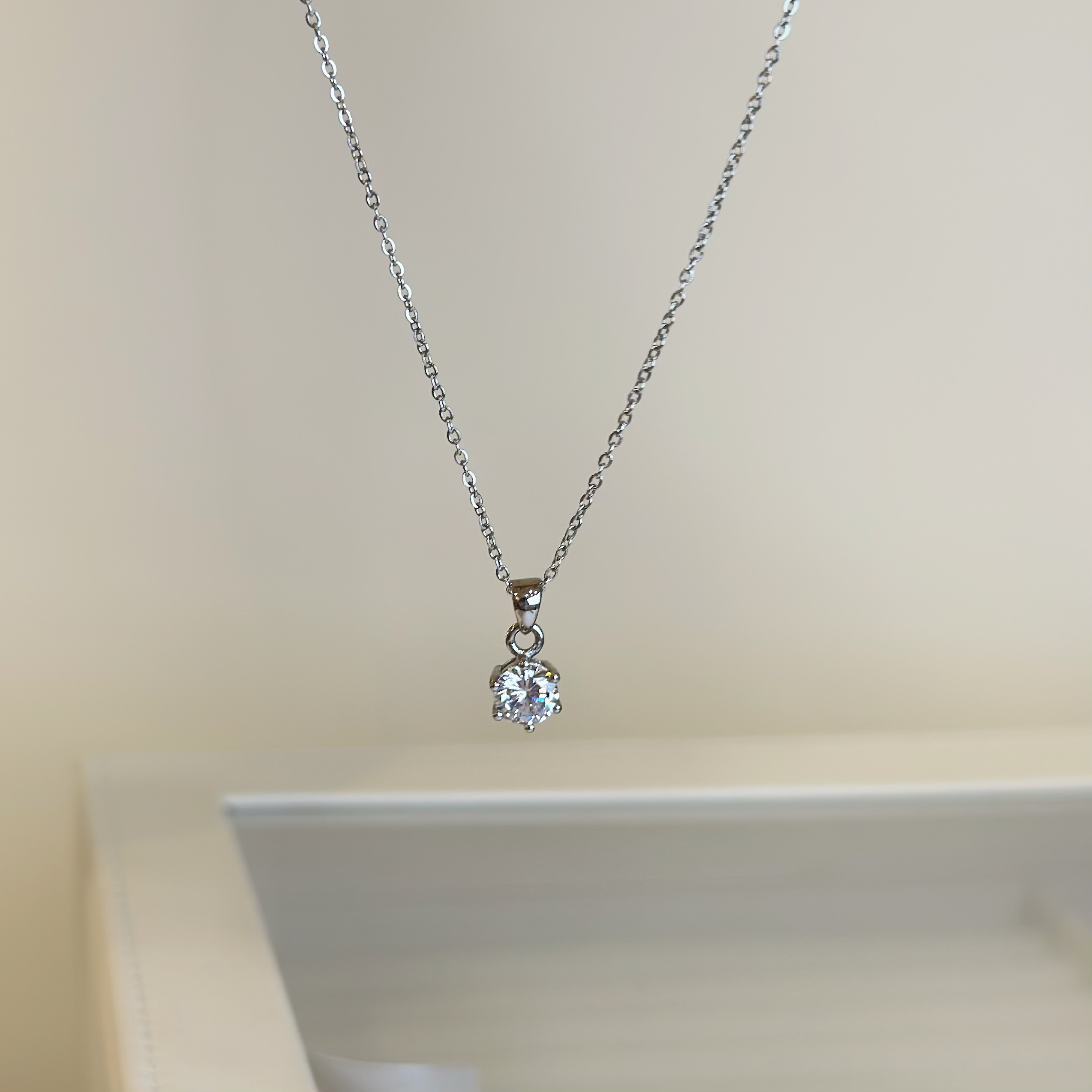 【鈦鋼】0.7mm鑽項鍊（小款）