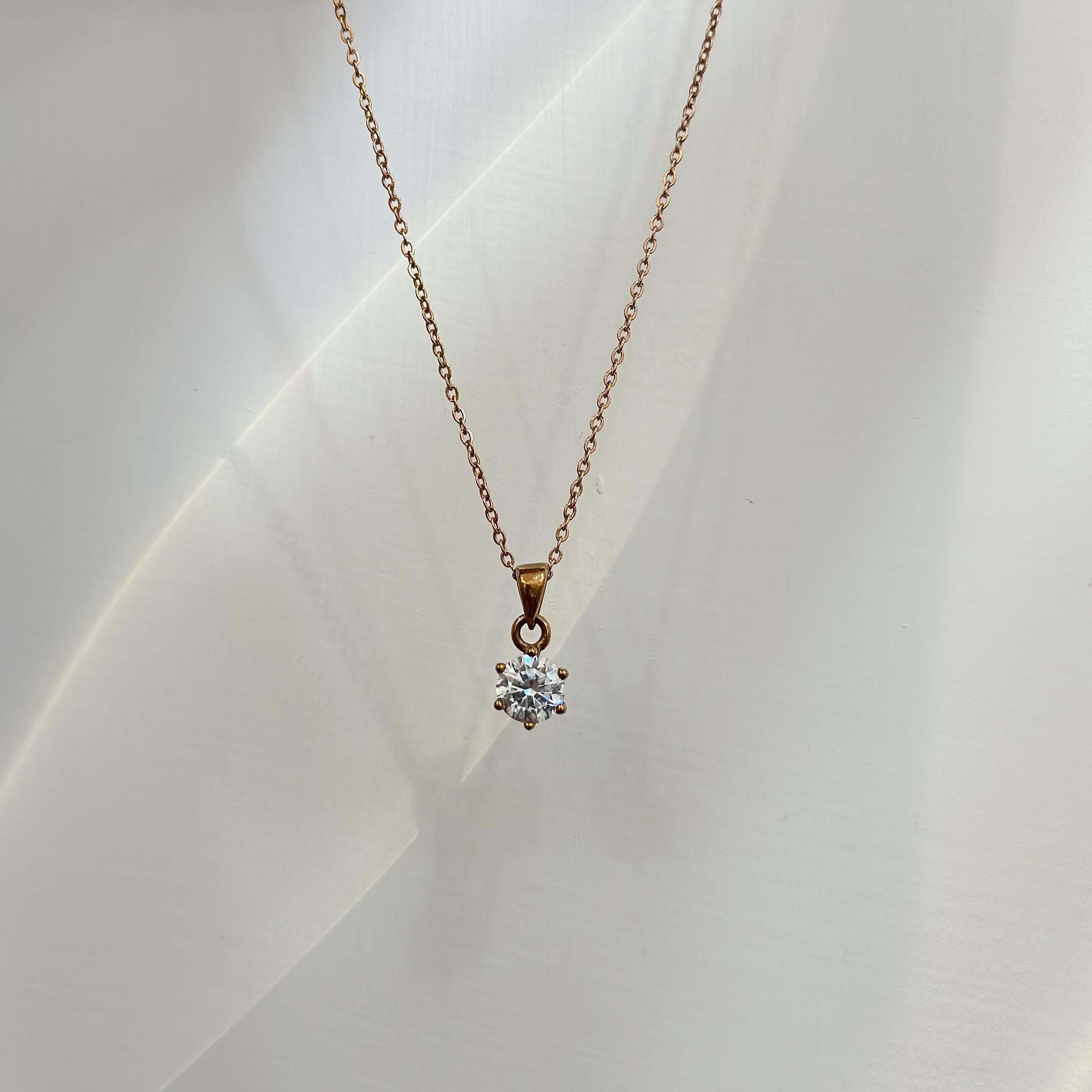 【鈦鋼】0.7mm鑽項鍊（小款）