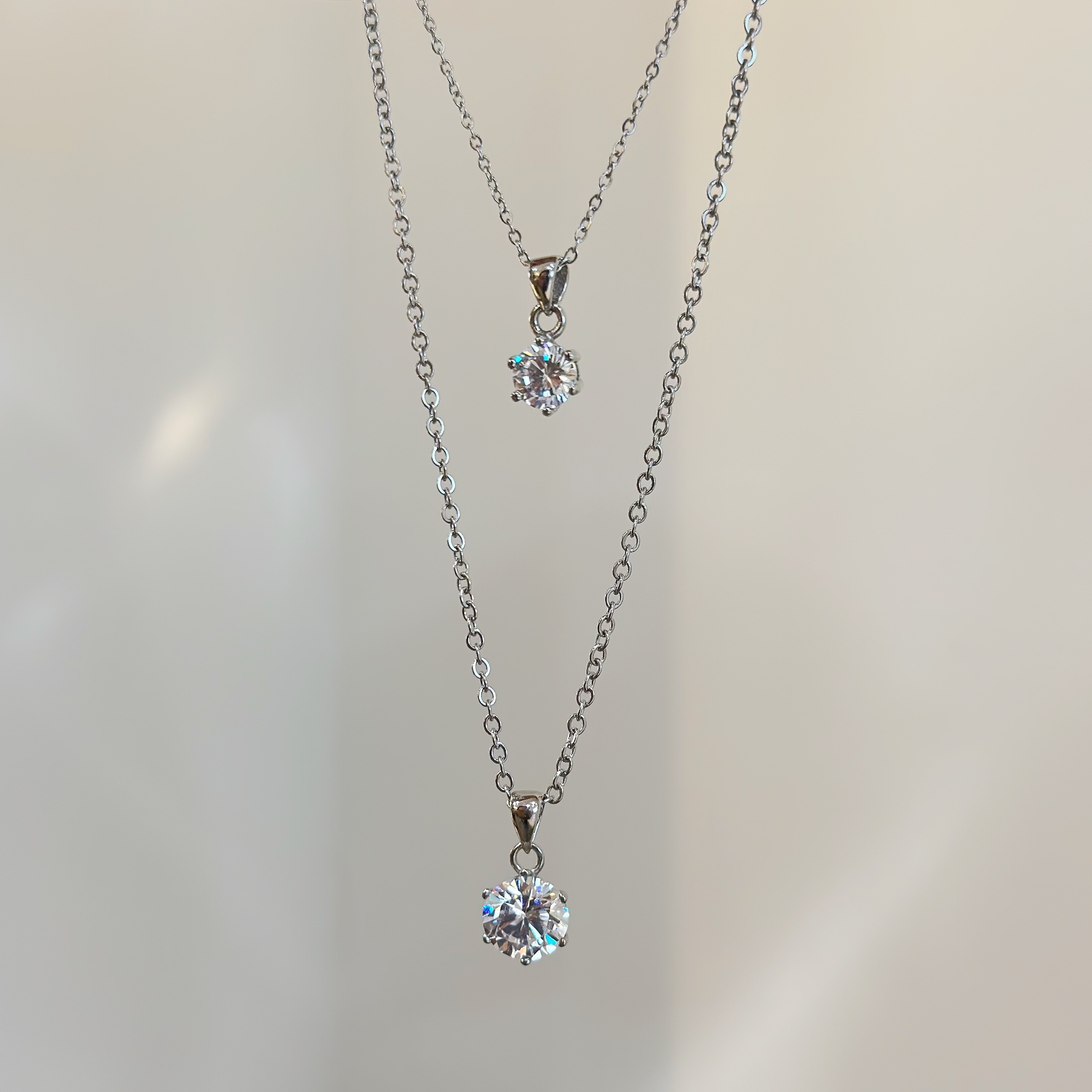 【鈦鋼】0.7mm鑽項鍊（小款）