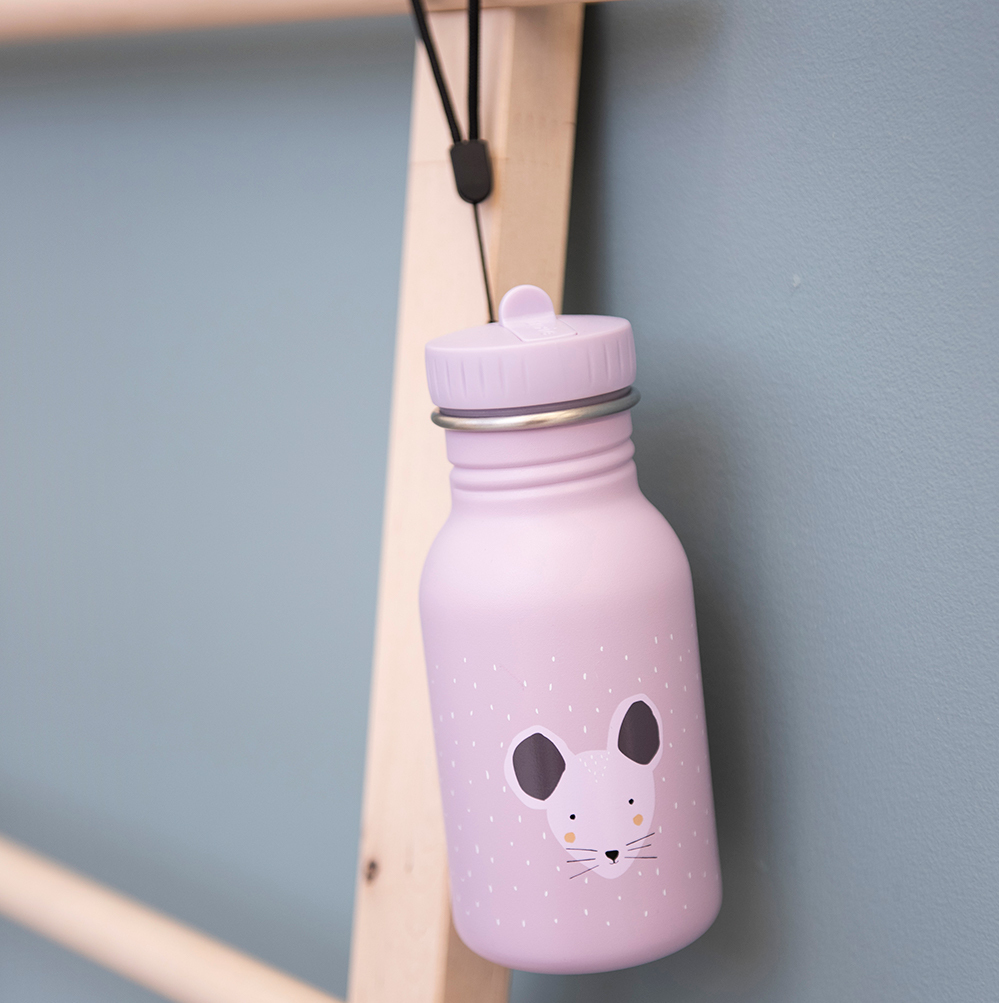 trixie 動物愛喝水隨身瓶-俏皮小老鼠(350ml/500ml)