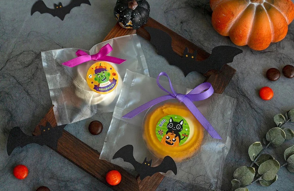 禮品貼紙 萬聖 搗蛋鬼聯盟 75枚*2包 3cm【01-71303002】