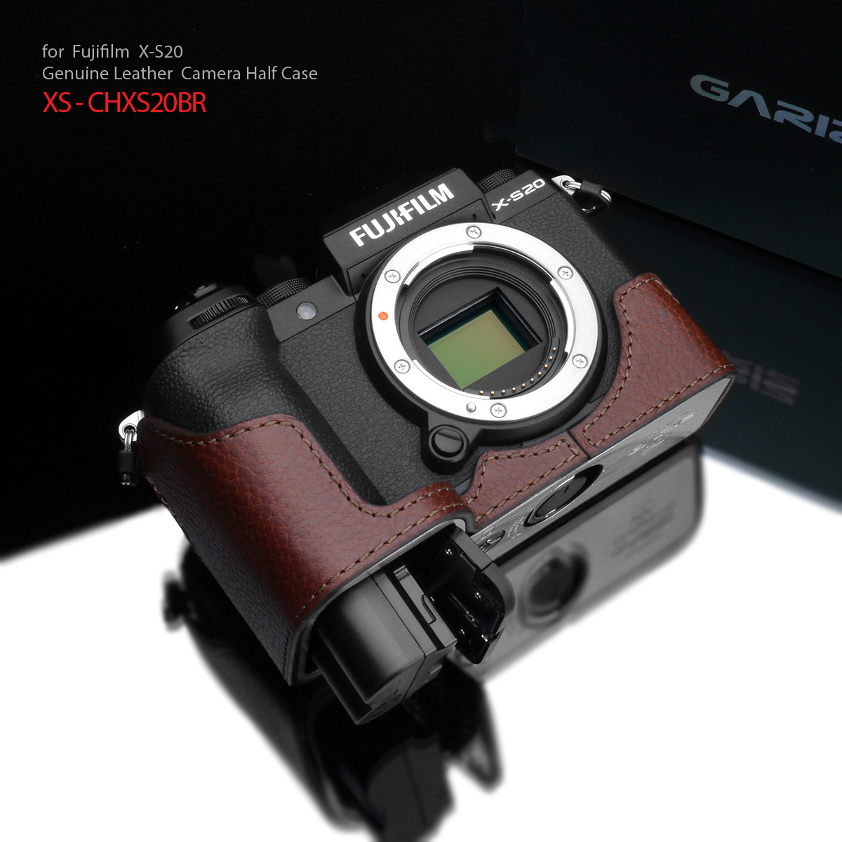 Gariz  Fujifilm X-S20 Half Case  XS-CHXS20BR