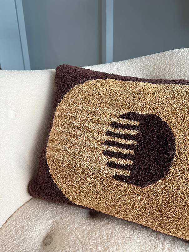 Tufted Graphic Cushion Bark 幾何簇絨靠枕 - 4