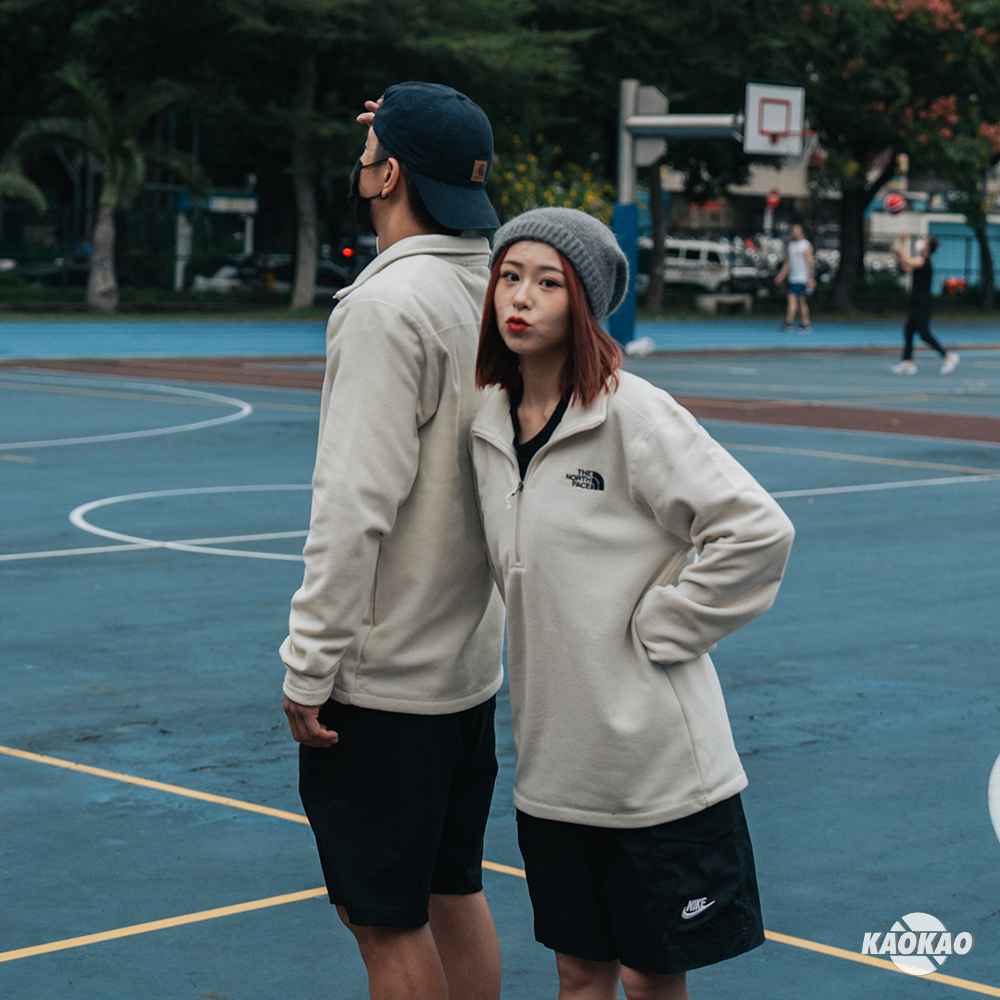 The North Face 北臉 Textured Cap Rock 拉鍊 長袖 上衣【NF0A3YR111P】