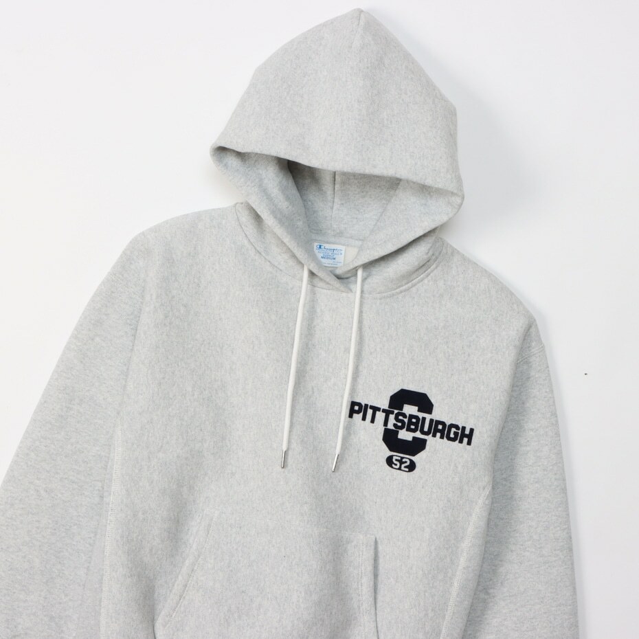 女款-CASUAL11.5oz重磅 學院風寬版連帽長TEE-灰色（CW-Y102-040）