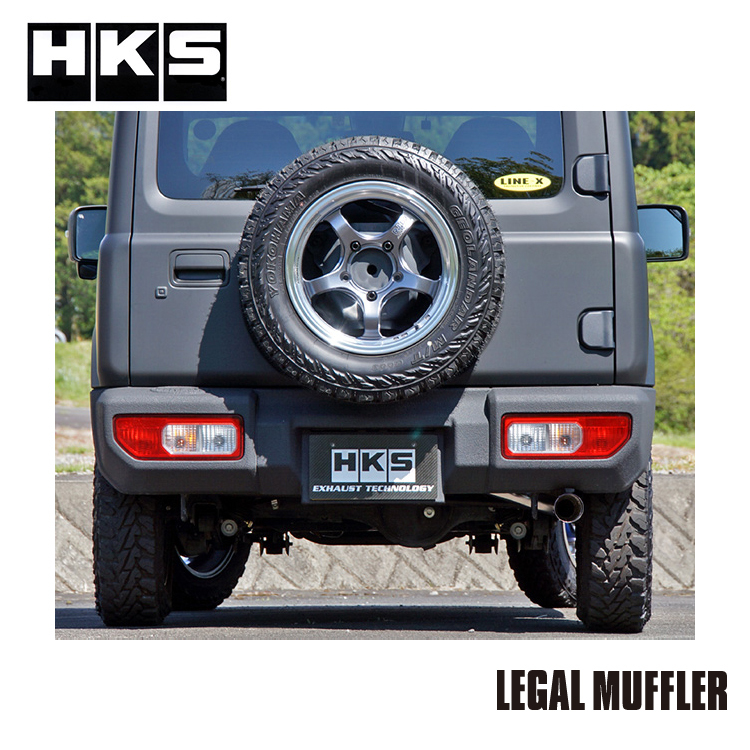 HKS LEGAL MUFFLER 排氣管 SUZUKI JIMNY JB74W
