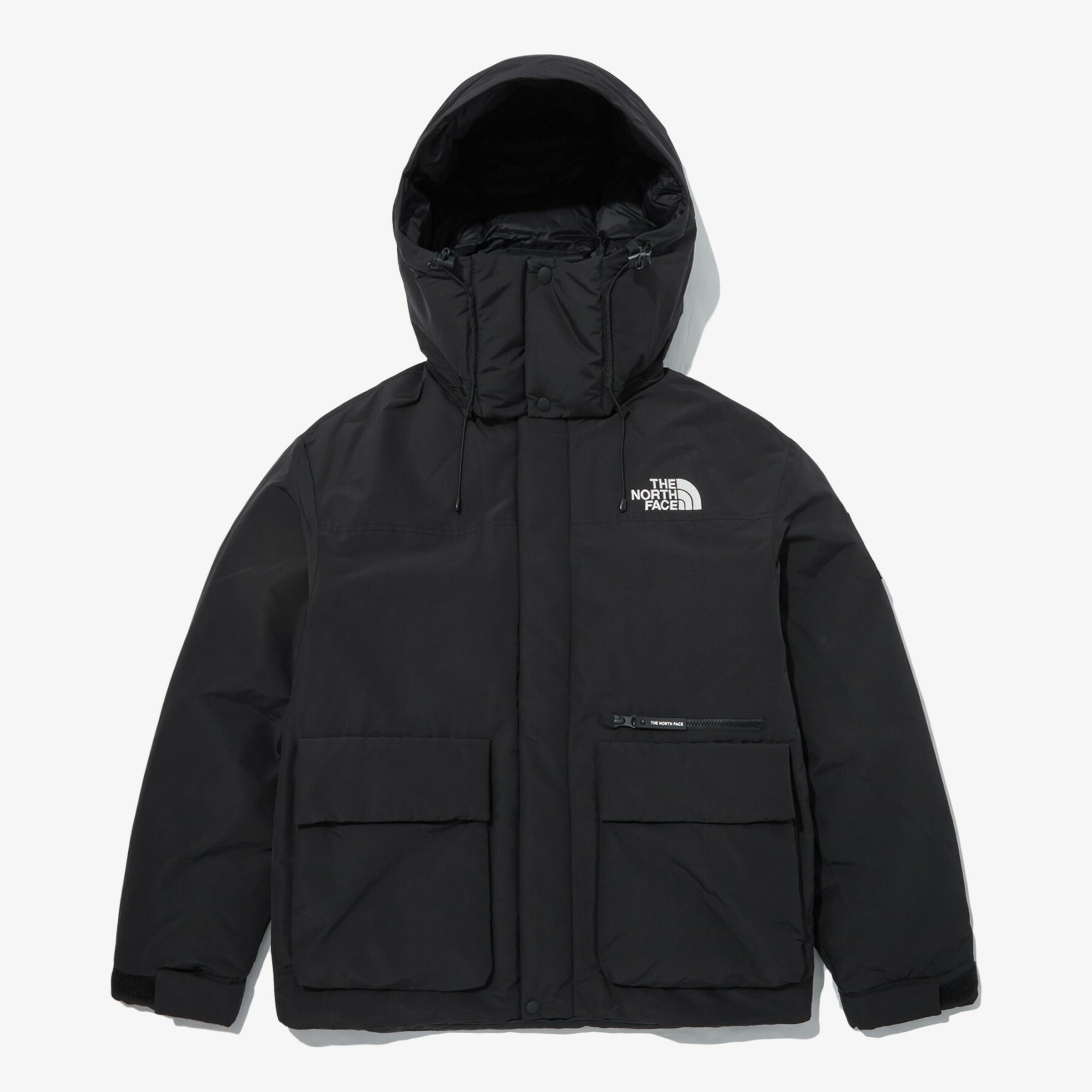 THE NORTH FACE 北臉 白標 RANGER 雙口袋 雙拉鍊  連帽 羽絨外套 NJ1DP58