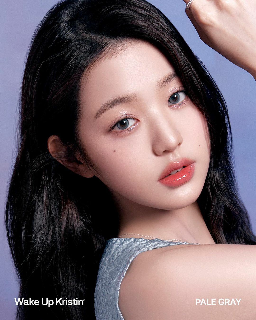 [月拋] Hapa Kristin 1 Month Wake Up Kristin Pale Gray  冷淡灰 |每盒2片