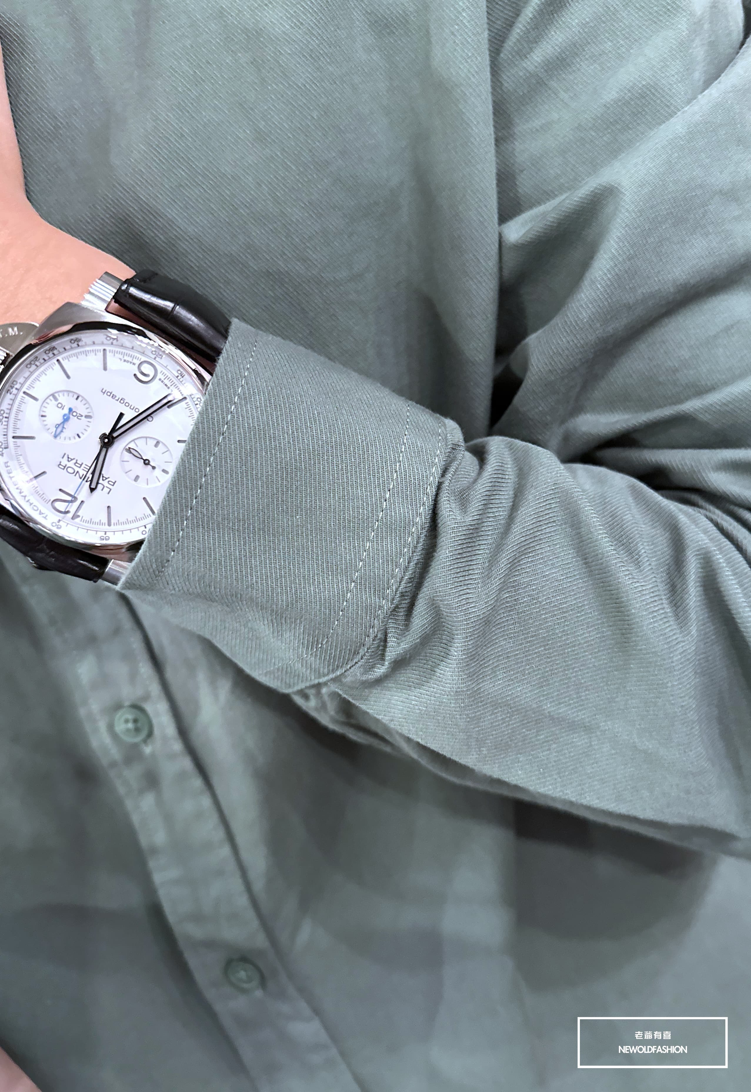 『新品上市』重磅純色素面襯衫-綠(NOF23092088)