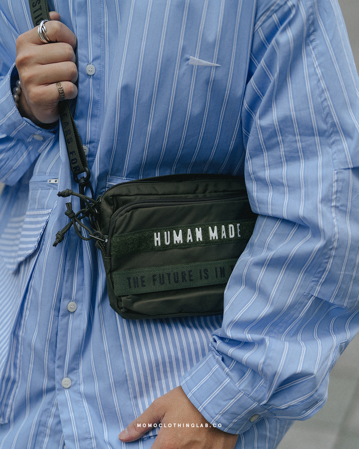 HUMANMADE ミリタリーポーチ　ショルダーバッグ HUMAN MADE MILITARY POUCH 軍用斜肩包｜ MOMOCLOTHiNGLAB 品牌