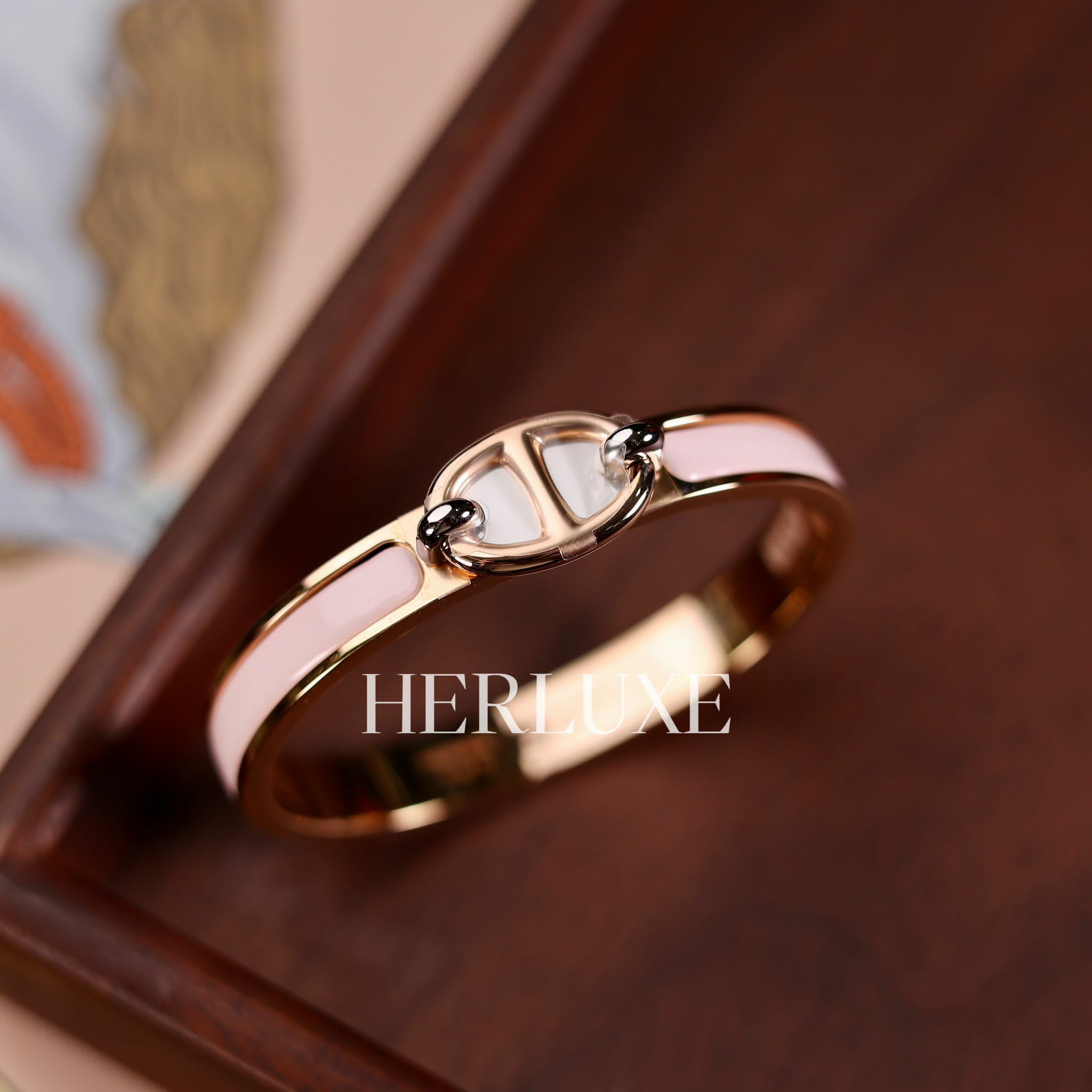 Mini clic chaine d’ancre bracelet pm 1Z rose candeur CD