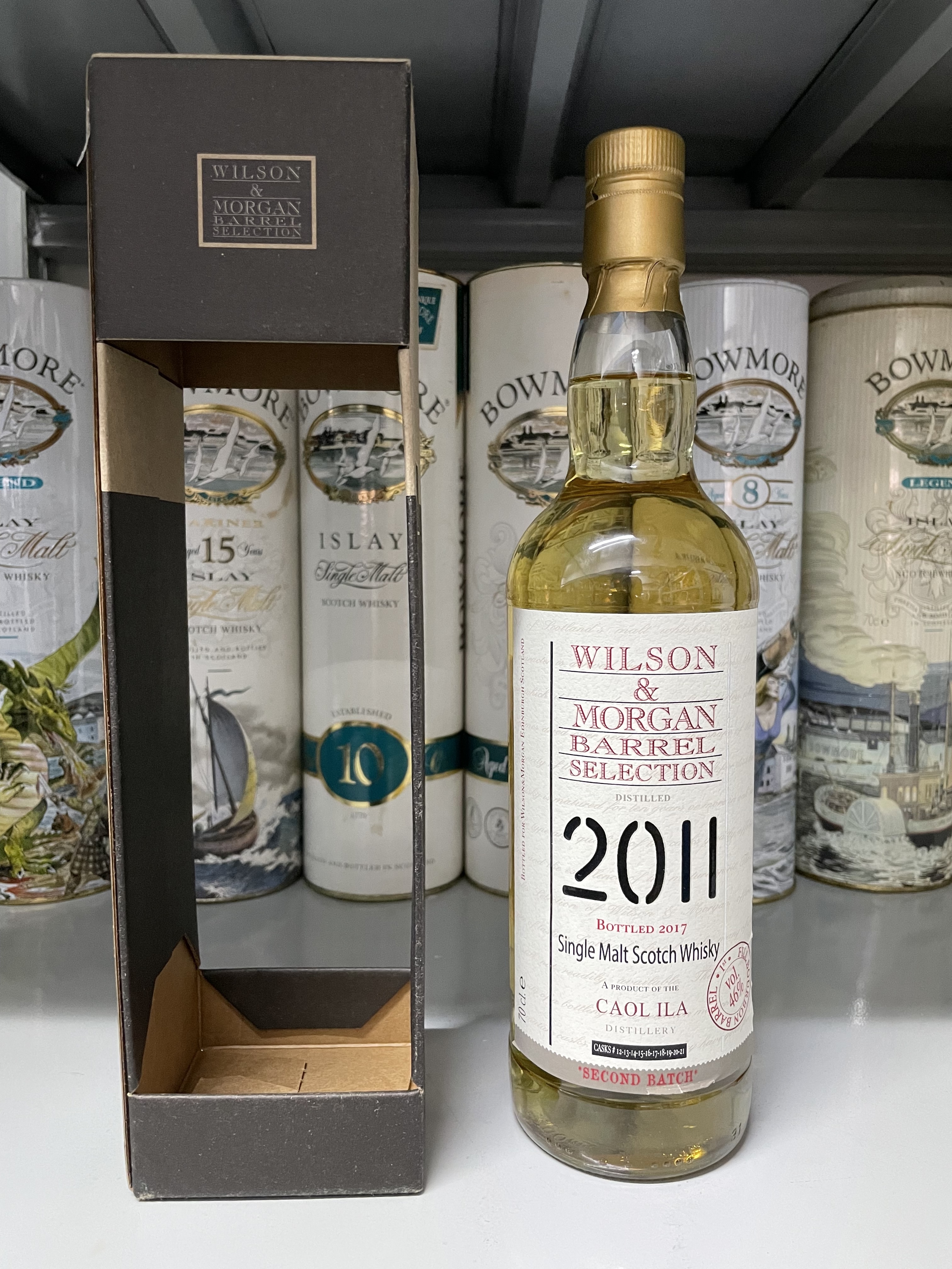 WILSON & MORGAN CAOL ILA 2011 46%（2種） Wilson & Morgan Barrel Selection Caol Ila 2011-2017 Sec