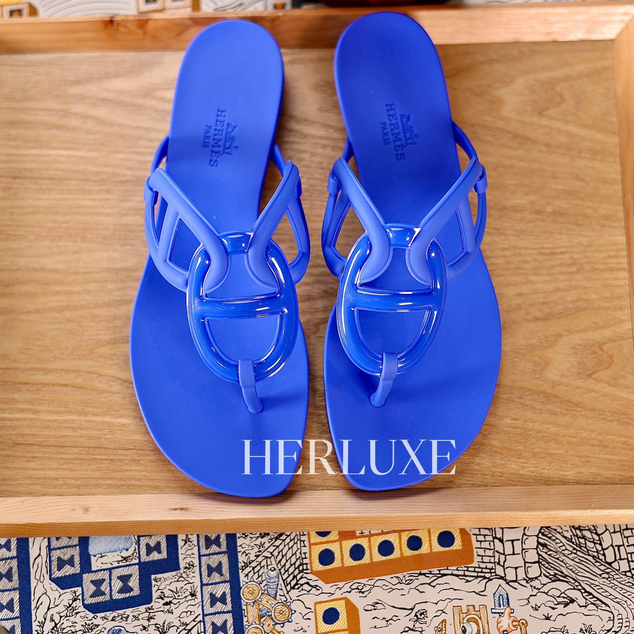 Egerie sandal bleu outremer TPU size 36 37