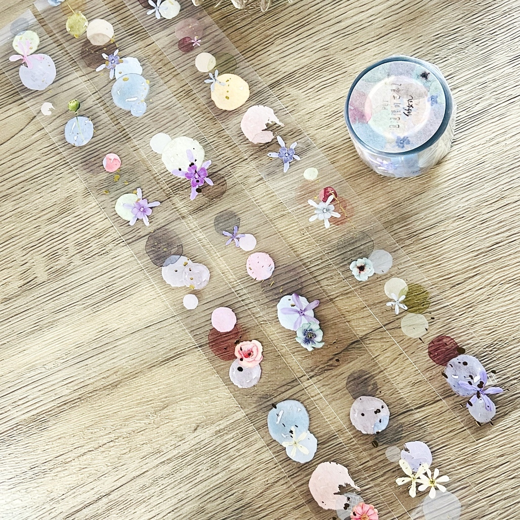 仙女丸Fairy Maru．泡泡裡的世界2 3cm亮面PET膠帶 <整捲/分裝>