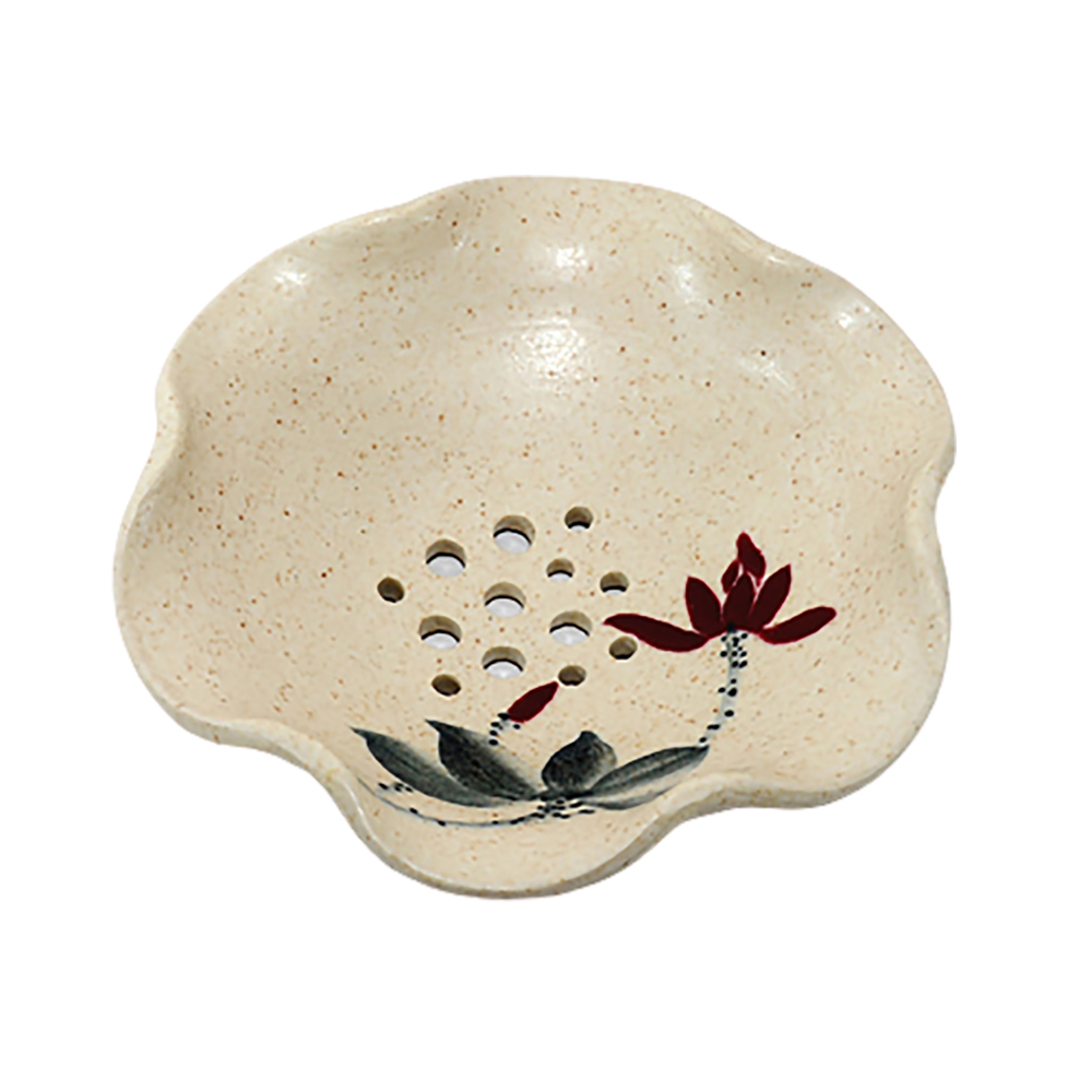 蓮花香皂盤【十方】138408