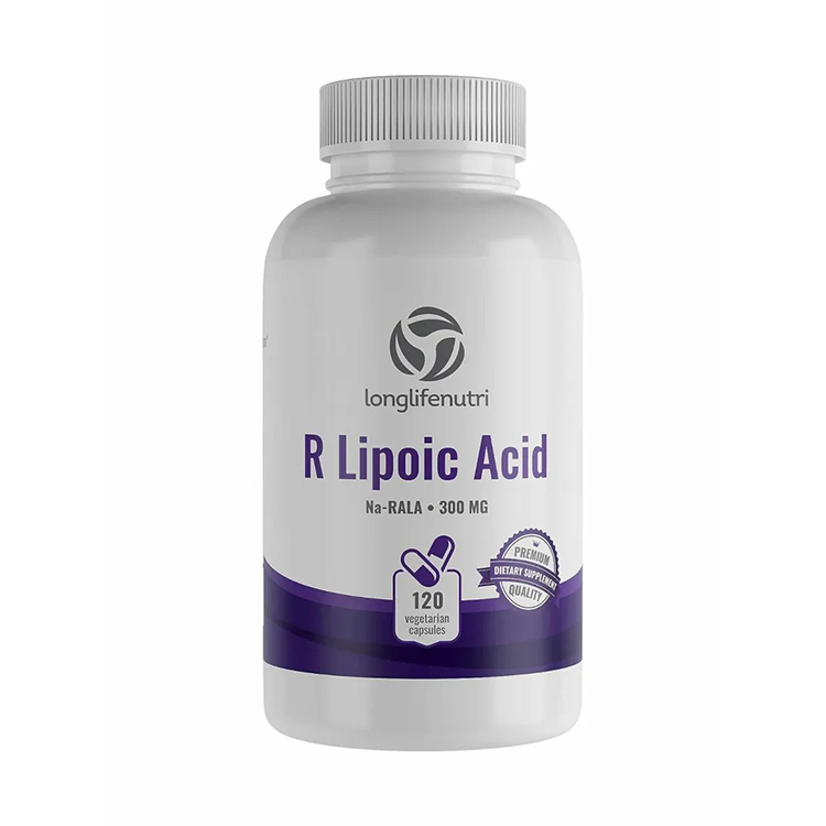 LongLifeNutri  R- Lipoic Acid 300mg , 120 Veg Capsules