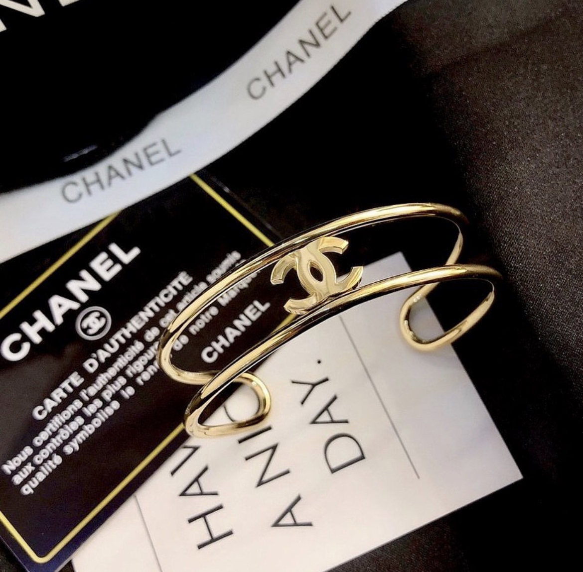 香奶奶 經典金雙c鏤空翻玩手鐲