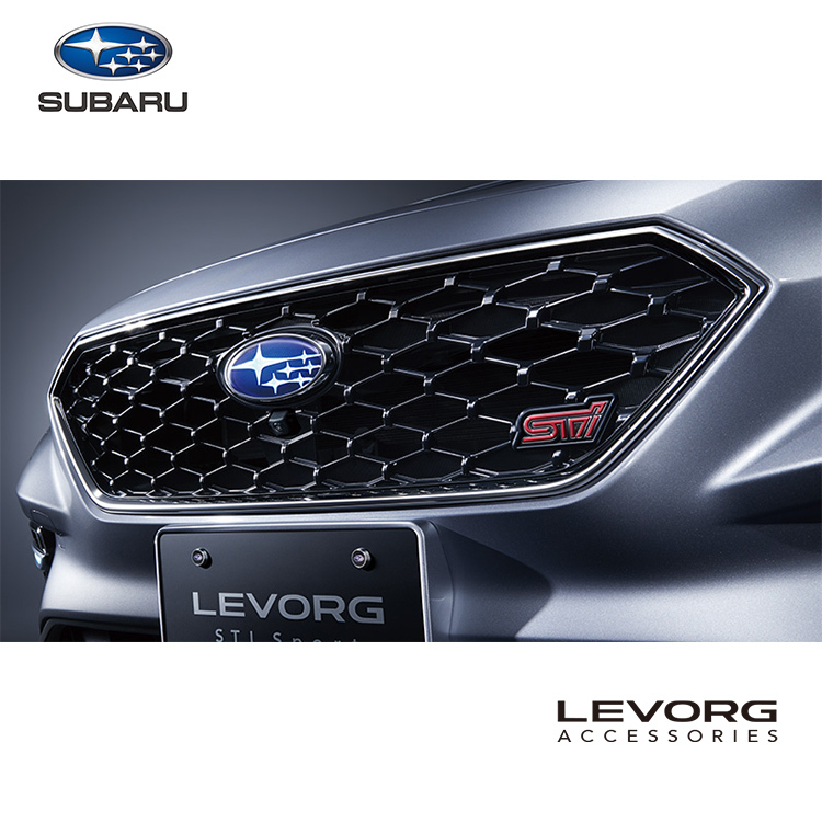 SUBARU原廠選配件-STI水箱罩(LED) WRX WAGON