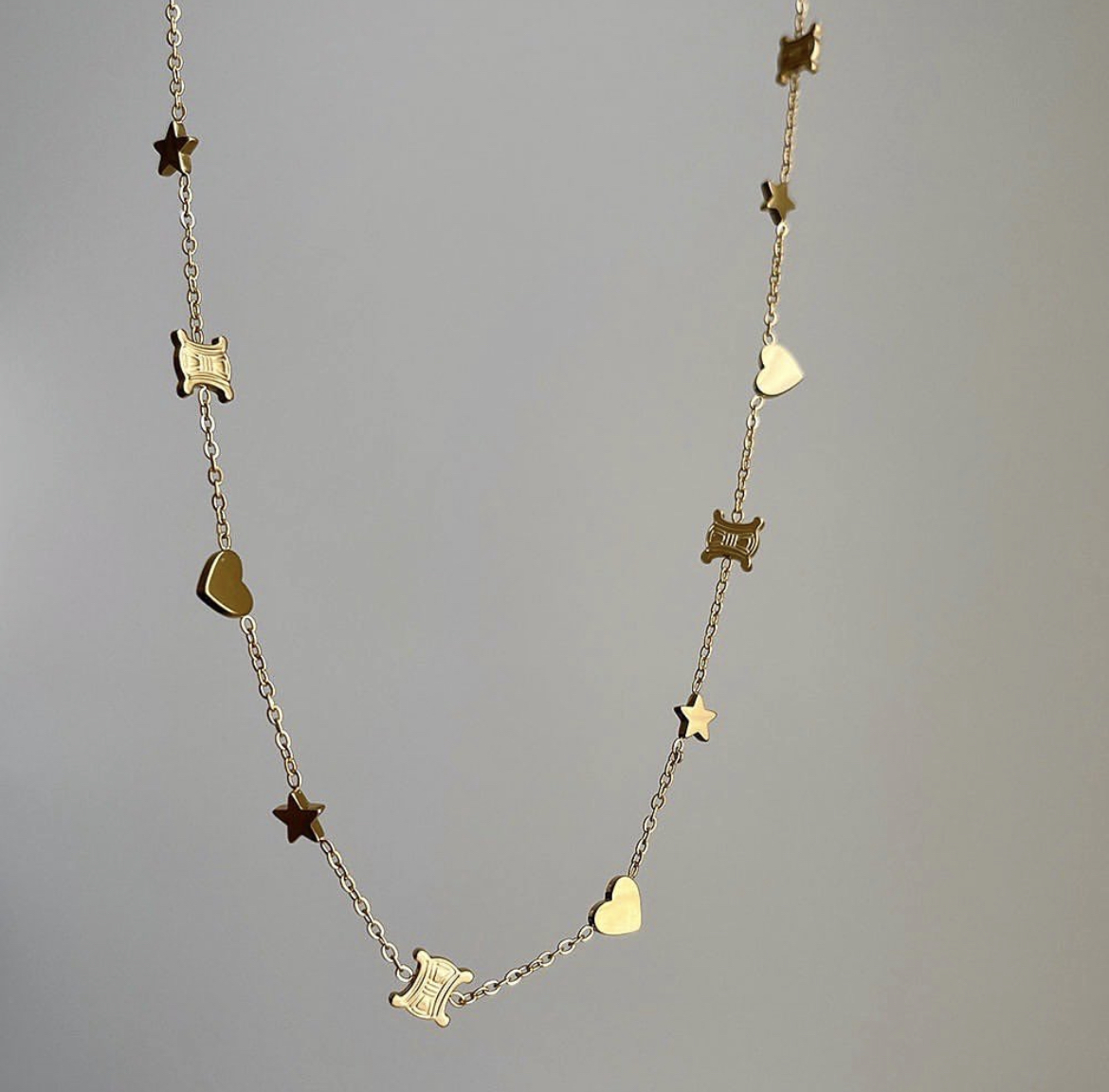 心星小墜凱旋門 翻玩choker