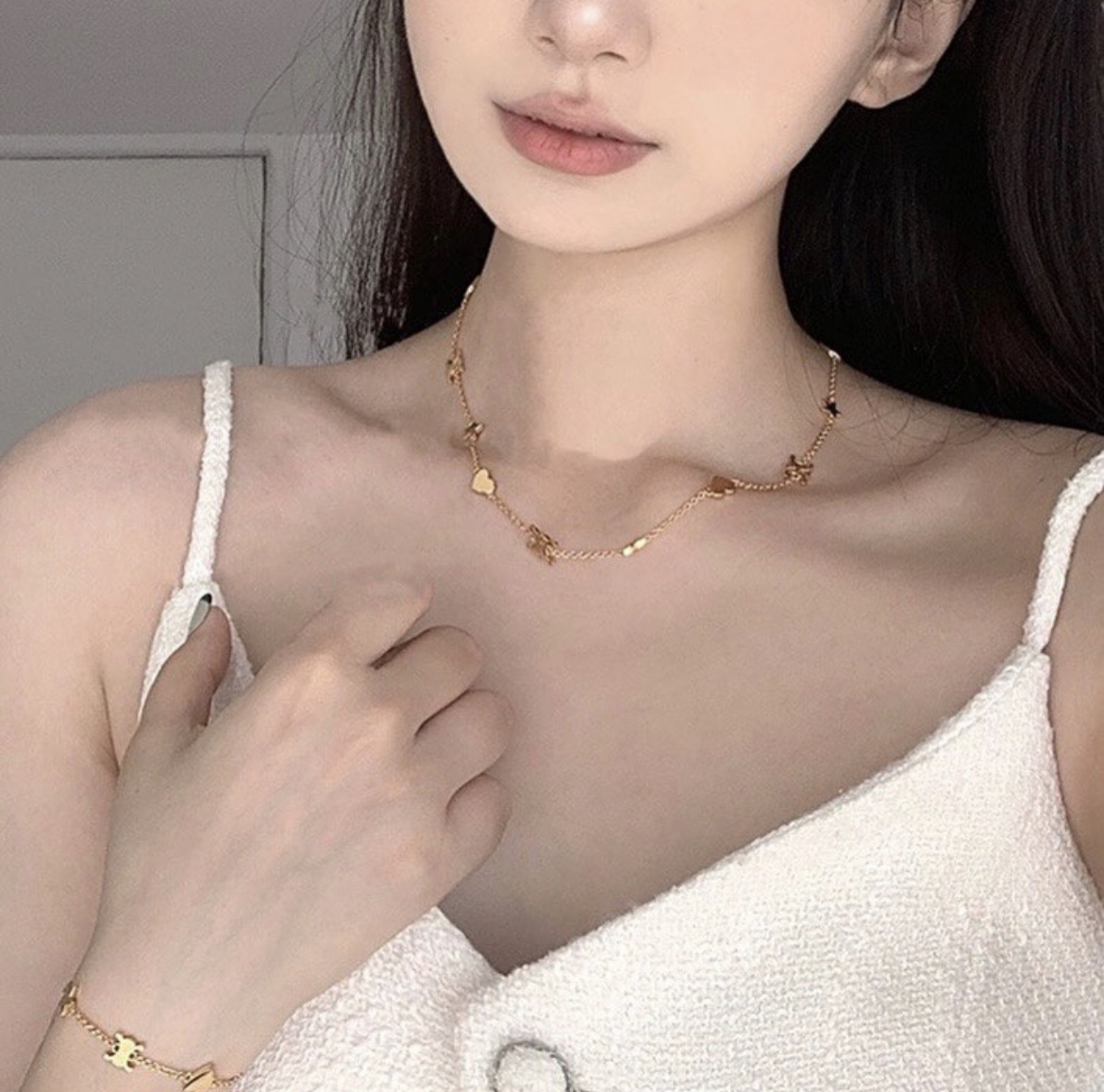 心星小墜凱旋門 翻玩choker