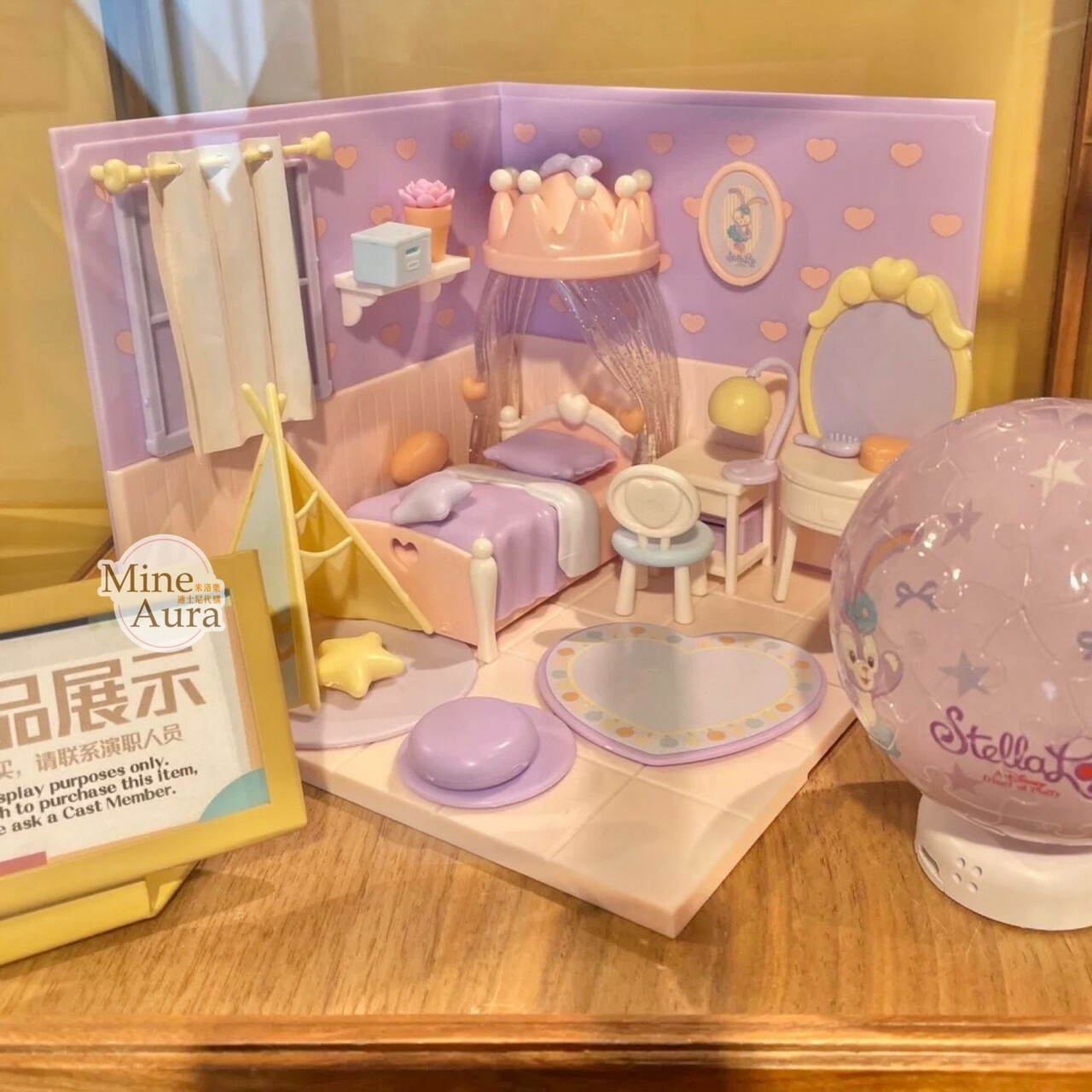 (限時特價) 史黛拉露 星黛露 StellaLou 臥室 拼裝 模型 擺飾品 -上海迪士尼樂園