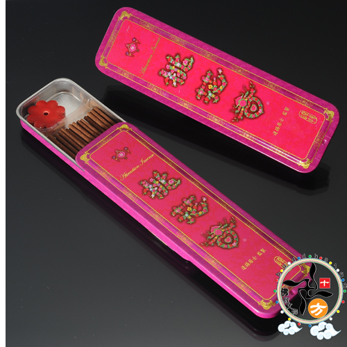 桃花香4吋線香隨身盒 {人見人愛}1盒【十方】125457