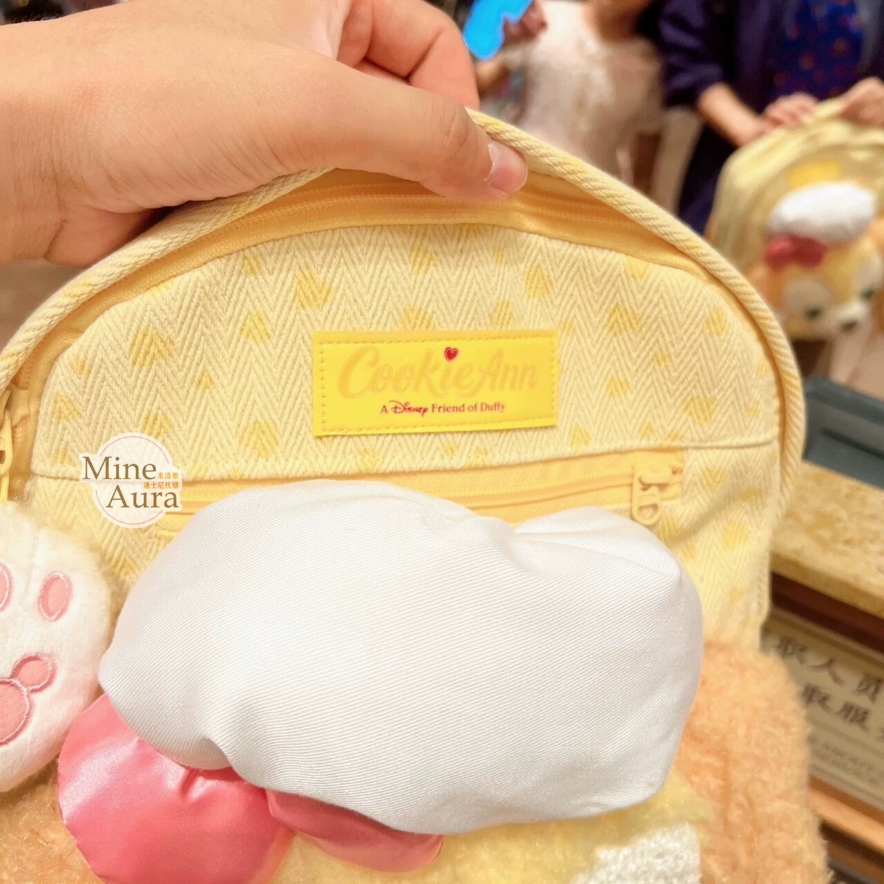 可琦安 餅乾 CookieAnn 絨毛大頭 造型 後背包 -上海迪士尼樂園