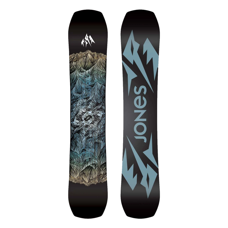 Snowboard Jones Mountain Twin Pro 157 - Freeride Direzionale Twin, Per Trick E Fuori Pista