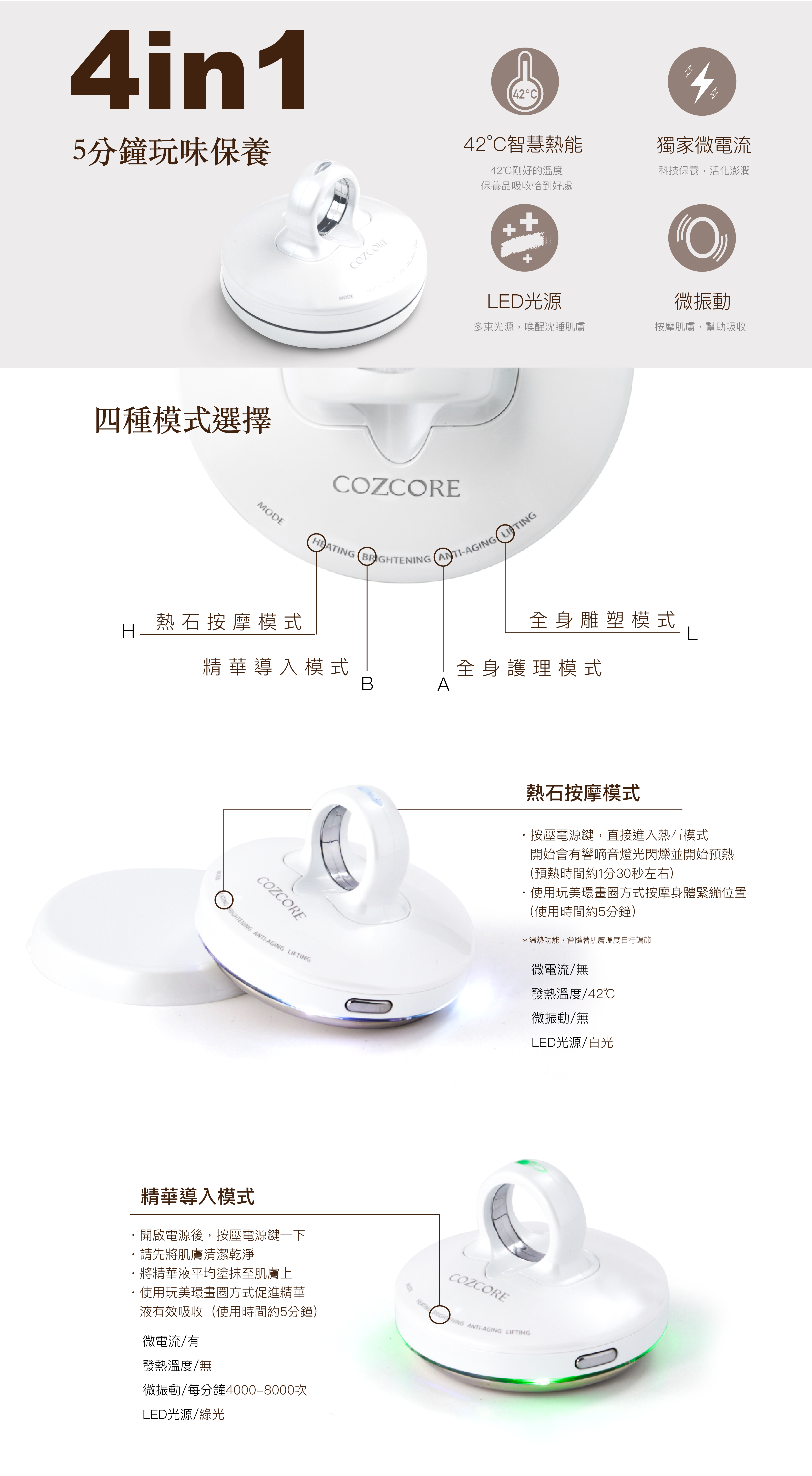 韓國美容儀-玩美環功能介紹二電腦版